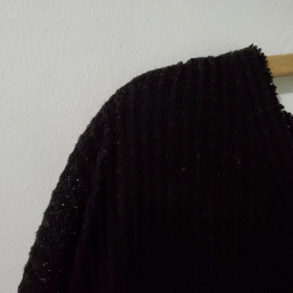 Urban Outfitters Black Jojo Button Up Thermal L - Picture 8 of 12